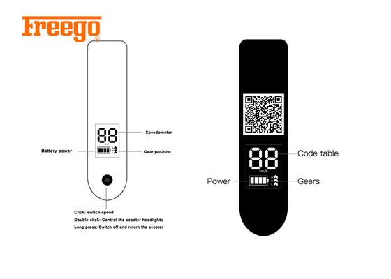 350W एडल्ट स्कूटर पार्ट्स 2g 3g 4g IOT मॉड्यूल ऐप के साथ नियंत्रित