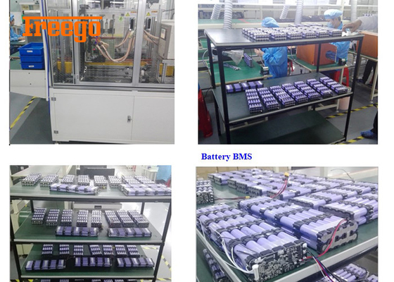 ब्लैक इलेक्ट्रिक स्कूटर स्पेयर पार्ट्स 500w 36v लिथियम आयन बैटरी पैक